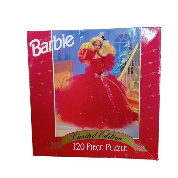 1993 Vintage Mattel Barbie Limited Edition 1998 Doll Jigsaw Puzzle 120 Pc READ - Picture 1 of 13